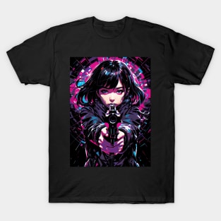 She's Mad Fiery Anime Girl T-Shirt